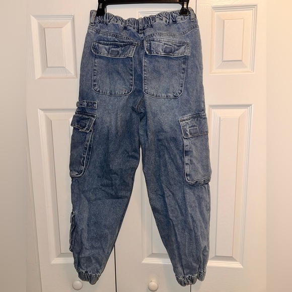 Forever 21 Blue Cargo Joggers - Picture 2 of 2